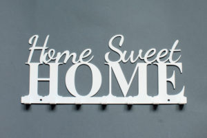 Wieszak na ubrania Home Sweet Home wieszaki do domu na przedpokój