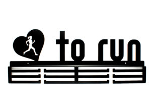 wieszak na medale love to run