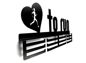 wieszak na medale love to run