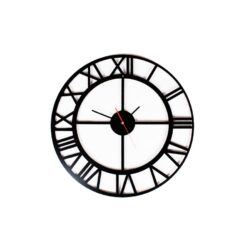 Duży metalowy zegar ścienny 64cm Vintage Loft