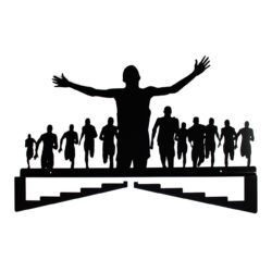 Wieszak na Medale Biegacze 60cm XL