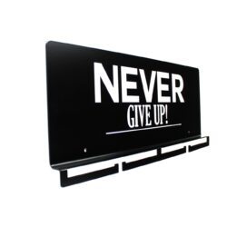 Wieszak na Medale Never Give Up 40cm