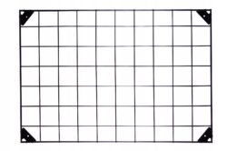 TABLICA ORGANIZER kratka z drutu na ścianę 60x40