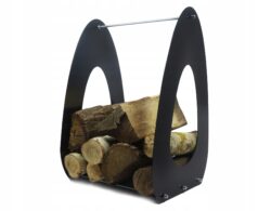 Stojak koszyk na drzewo drewno kominek kosz 3model