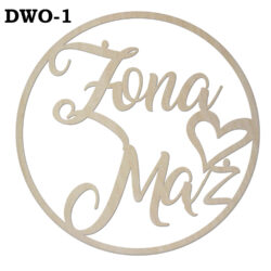 Koło wianek obręcz na ślub DWO-1