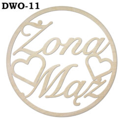 Koło wianek obręcz na ślub DWO-11