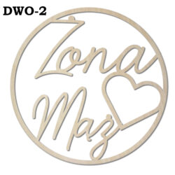 Koło wianek obręcz na ślub DWO-2