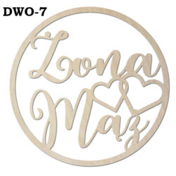 Wesele, dekoracje weselne, napisy weselne, Koło z imionami ślubne Koło drewniane na wesele Dekoracja weselna