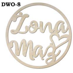 Koło wianek obręcz na ślub DWO-8