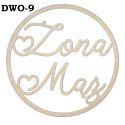 Wesele, dekoracje weselne, napisy weselne, Koło z imionami ślubne Koło drewniane na wesele Dekoracja weselna