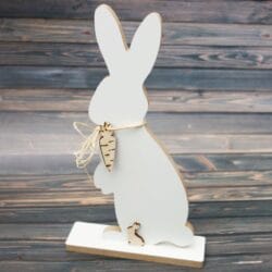 Zając Wielkanocny stojący z podstawką -ZW3