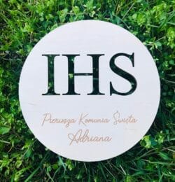 Dekoracja z imieniem na Komunię Świętą PKS5