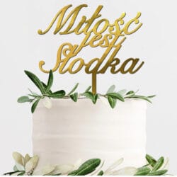 Topper na tort Ślub wesele TWZ-4