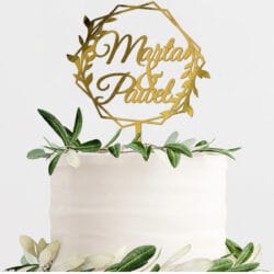 Topper na tort Ślub wesele TWZ-7