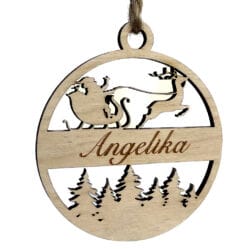 Bombka z imieniem na choinkę Wzór 4D