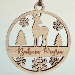 Bombka z imieniem na choinkę Wzór 1D