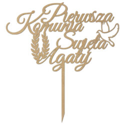 Topper na tort Pierwsza Komunia Święta TKSSK-2