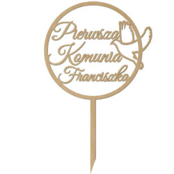 Topper na tort Pierwsza Komunia Święta TKSSK-4