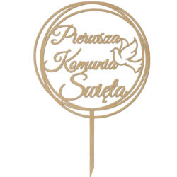 Topper na tort Pierwsza Komunia Święta TKSSK-6A