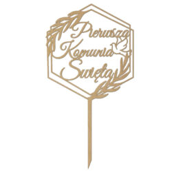 Topper na tort Pierwsza Komunia Święta TKSSK-8A