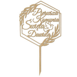 Topper na tort Pierwsza Komunia Święta TKSSK-8