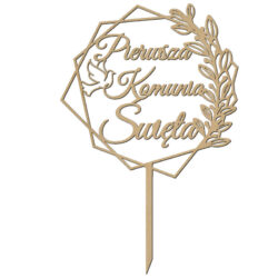 Topper na tort Pierwsza Komunia Święta TKSSK-9A